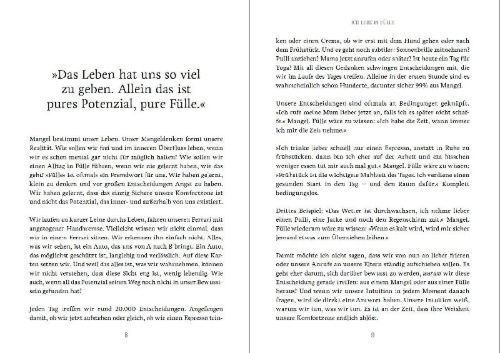 Buchcover und Innenansicht für das Buch: Vier Worte, die dein Leben für immer verändern