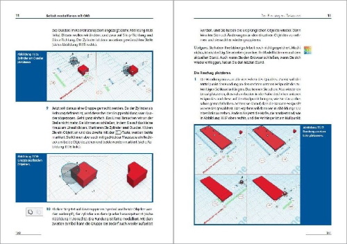 Buchcover und Innenansicht für das Buch: Faszination 3D Druck - 5., aktualisierte Auflage - Alles zum Drucken, Scannen, Modellieren