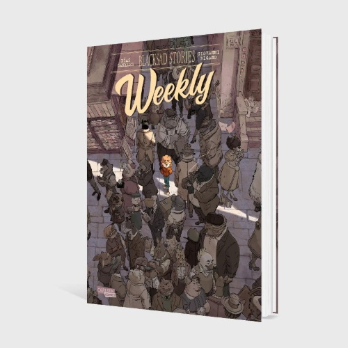 Buchcover und Innenansicht für das Buch: Blacksad Stories - Weekly
