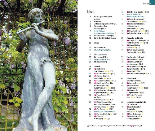 Buchcover und Innenansicht für das Buch: Reise Know-How CityTrip Metz und Nancy mit Bar-Le-Duc