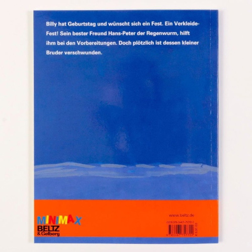 Buchcover und Innenansicht für das Buch: Billy feiert Geburtstag