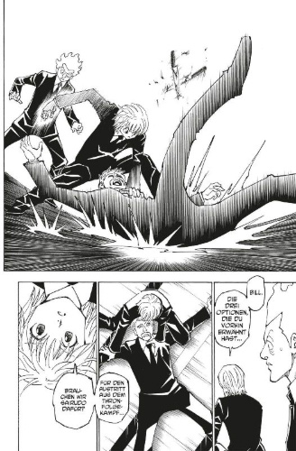 Buchcover und Innenansicht für das Buch: Hunter X Hunter