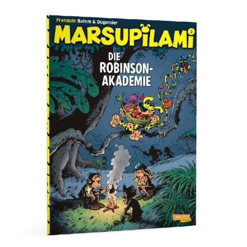 Buchcover und Innenansicht für das Buch: Marsupilami 18 - Robinson Academy