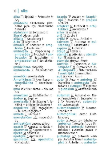 Buchcover und Innenansicht für das Buch: Langenscheidt Universal-Wörterbuch Kroatisch