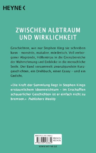 Buchcover und Innenansicht für das Buch: Nightmares & Dreamscapes