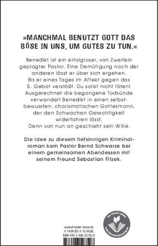Buchcover und Innenansicht für das Buch: Mein Wille geschehe