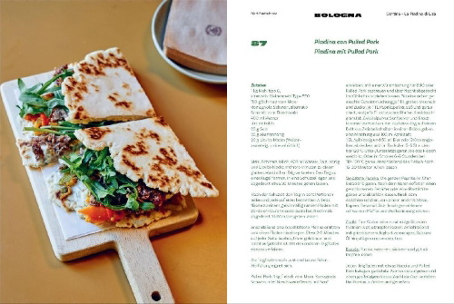 Buchcover und Innenansicht für das Buch: Emilia-Romagna. Il Cuore del Gusto