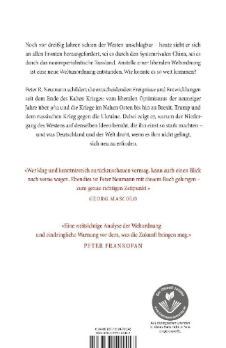 Buchcover und Innenansicht für das Buch: Die neue Weltunordnung