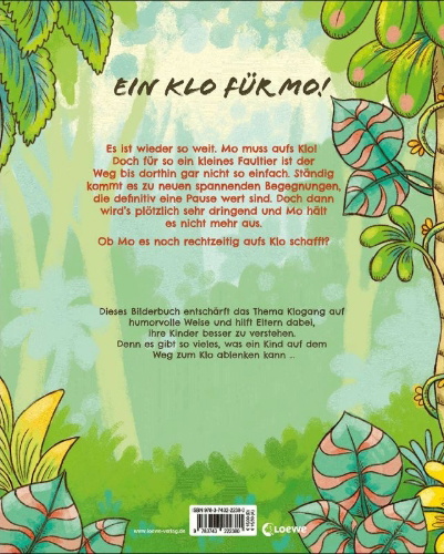 Buchcover und Innenansicht für das Buch: Mo muss mal!