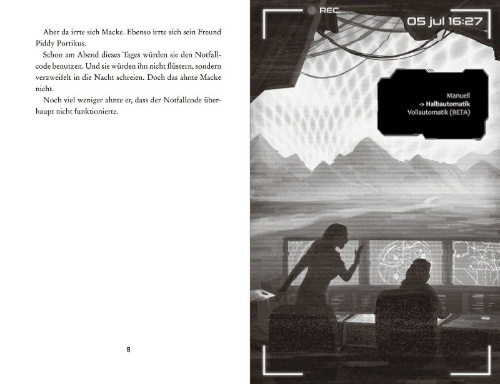 Buchcover und Innenansicht für das Buch: The Game - Das Spiel erwacht.
