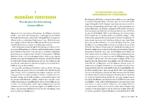 Buchcover und Innenansicht für das Buch: Migräne Doc