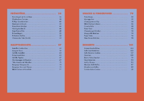 Buchcover und Innenansicht für das Buch: Einfach und schnell kochen mit dem Ninja®