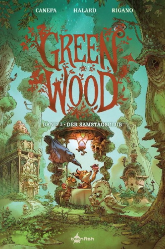 Buchcover und Innenansicht für das Buch: Au chant des grenouilles 3