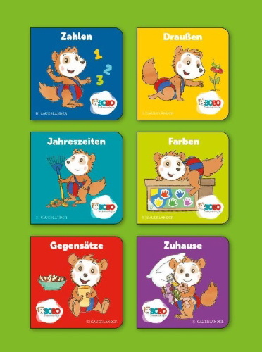 Buchcover und Innenansicht für das Buch: Bobo Siebenschläfer kann das schon (Würfel)