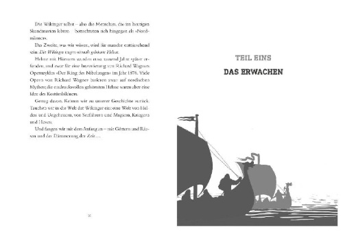 Buchcover und Innenansicht für das Buch: Adventures in Time #5 - The Vikings