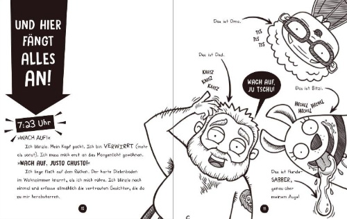 Buchcover und Innenansicht für das Buch: Worst Week Ever- Tuesday