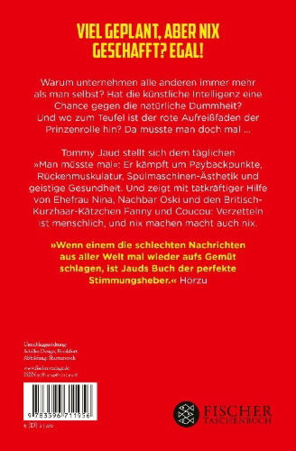 Buchcover und Innenansicht für das Buch: Man müsste mal - Nix gemacht und trotzdem happy