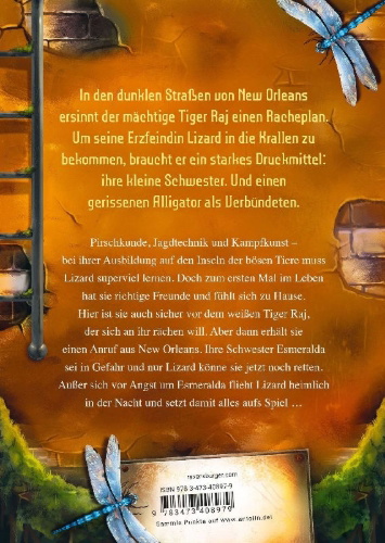 Buchcover und Innenansicht für das Buch: Stadt der bösen Tiere, Band 2 - Die Rettung