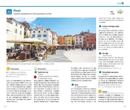 Buchcover und Innenansicht für das Buch: ADAC Reiseführer plus Slowenien