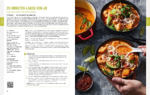 Buchcover und Innenansicht für das Buch: RecipeTin Eats Tonight