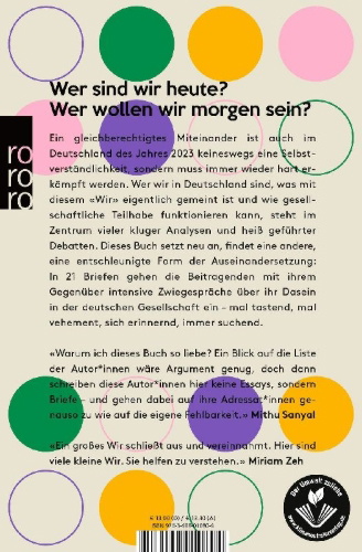 Buchcover und Innenansicht für das Buch: anders bleiben