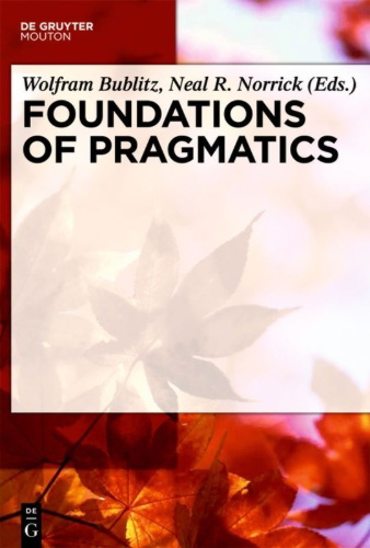 Buchcover und Innenansicht für das Buch: Foundations of Pragmatics