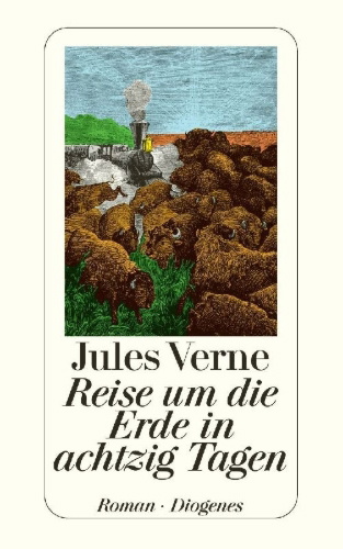 Buchcover und Innenansicht für das Buch: Le Tour du Monde en Quatre-Vingts Jours
