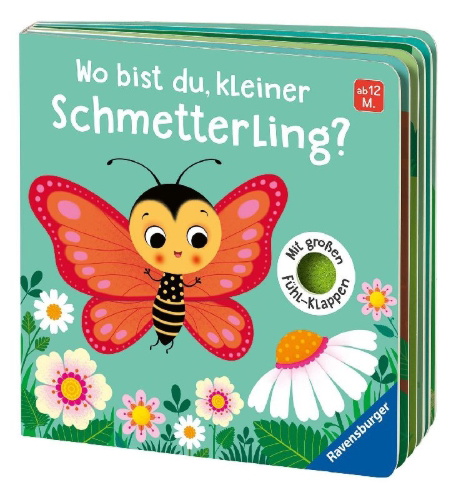 Buchcover und Innenansicht für das Buch: Wo bist du, kleiner Schmetterling?