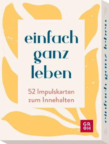 Buchcover und Innenansicht für das Buch: Kartenset: einfach ganz leben