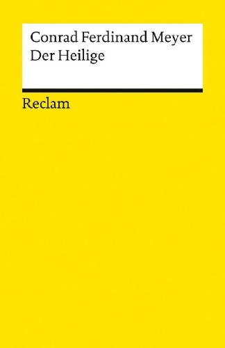 Buchcover und Innenansicht für das Buch: Der Heilige. Novelle