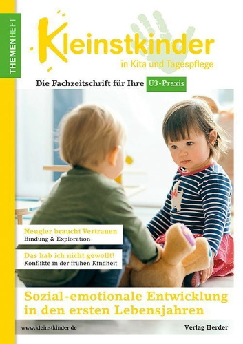 Buchcover und Innenansicht für das Buch: Sozial-emotionale Entwicklung in den ersten Lebensjahren