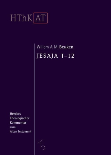 Buchcover und Innenansicht für das Buch: Herders theologischer Kommentar zum Alten Testament. Jesaja 1 - 12