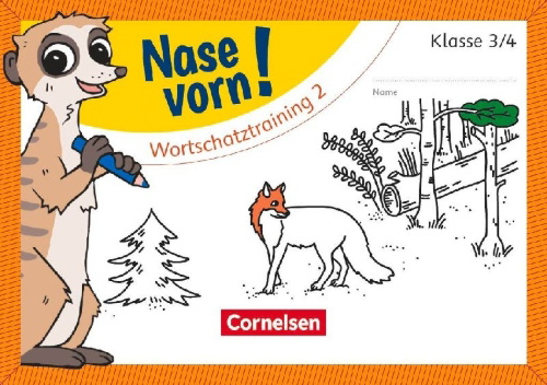 Buchcover und Innenansicht für das Buch: Nase vorn! Deutsch 3./4. Schuljahr - Übungsheft: Wortschatztraining 2