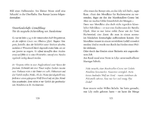 Buchcover und Innenansicht für das Buch: Bite-Sized Magic. A Bliss Novel