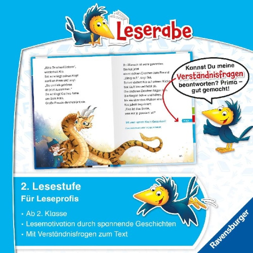 Buchcover und Innenansicht für das Buch: Leserabe 2. Lesestufe - Kia und der Manga-Drache