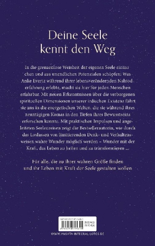 Buchcover und Innenansicht für das Buch: Die Unendlichkeit in dir