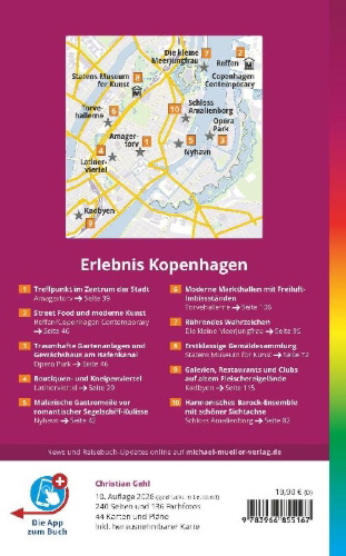 Buchcover und Innenansicht für das Buch: MICHAEL MÜLLER Reiseführer Kopenhagen MM-City