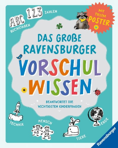 Buchcover und Innenansicht für das Buch: Das große Ravensburger Vorschulwissen