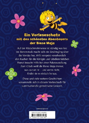 Buchcover und Innenansicht für das Buch: Die Biene Maja - Mein schönster Geschichtenschatz