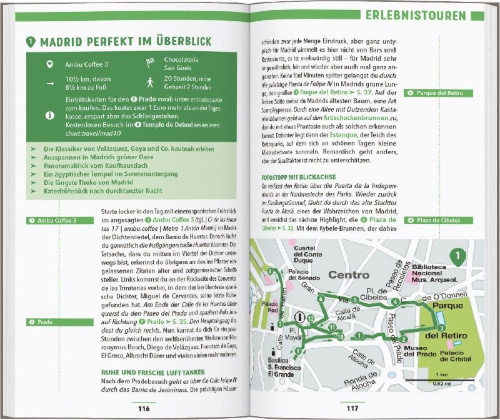 Buchcover und Innenansicht für das Buch: MARCO POLO Reiseführer Madrid