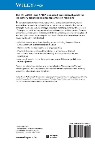 Buchcover und Innenansicht für das Buch: Histocompatibility and Immunogenetics