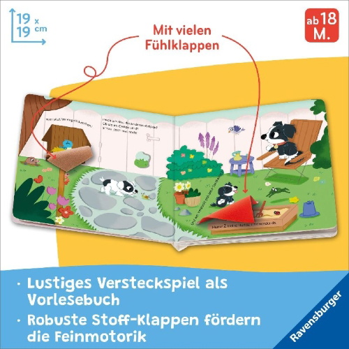 Buchcover und Innenansicht für das Buch: Wo seid ihr, kleine Hunde?
