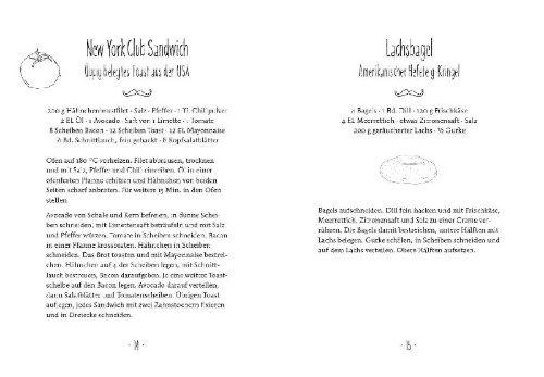 Buchcover und Innenansicht für das Buch: Andere Länder, andere Schnitten
