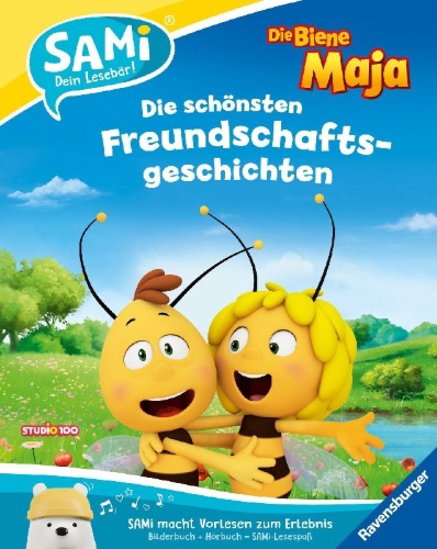 Buchcover und Innenansicht für das Buch: SAMi - Die Biene Maja - Die schönsten Freundschaftsgeschichten