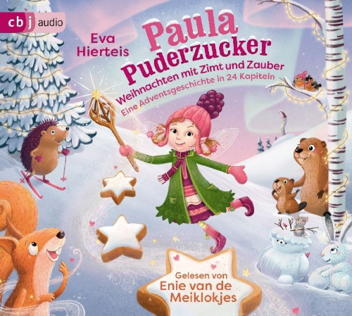 Buchcover und Innenansicht für das Buch: Paula Puderzucker - Weihnachten mit Zimt und Zauber