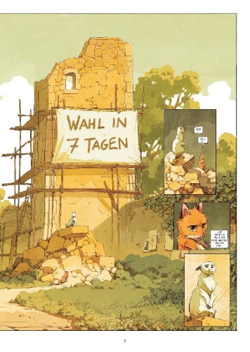 Buchcover und Innenansicht für das Buch: Chateau des Animaux 4
