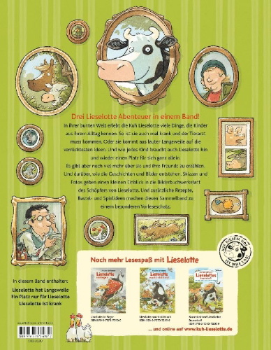 Buchcover und Innenansicht für das Buch: Lieselotte - Die schönsten Geschichten zum Vorlesen