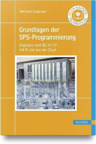 Buchcover und Innenansicht für das Buch: Grundlagen der SPS-Programmierung
