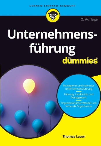 Buchcover und Innenansicht für das Buch: Unternehmensführung für Dummies