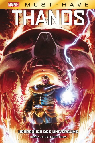 Buchcover und Innenansicht für das Buch: Thanos (2017)